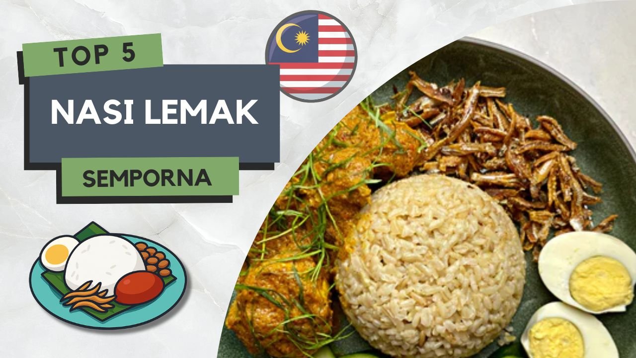 Nasi Lemak di Semporna